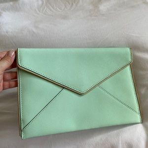 Rebecca Minkoff Envelope clutch in mint